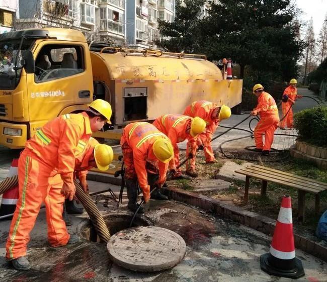 胡场镇市政管道清淤